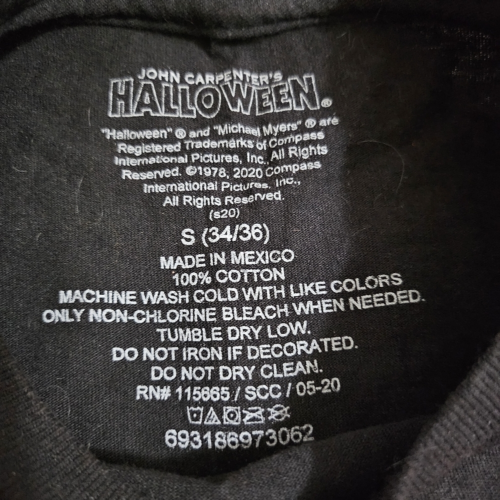 John Carpenter's Halloween Movie Poster Black T-Shirt - Picture 2 of 7